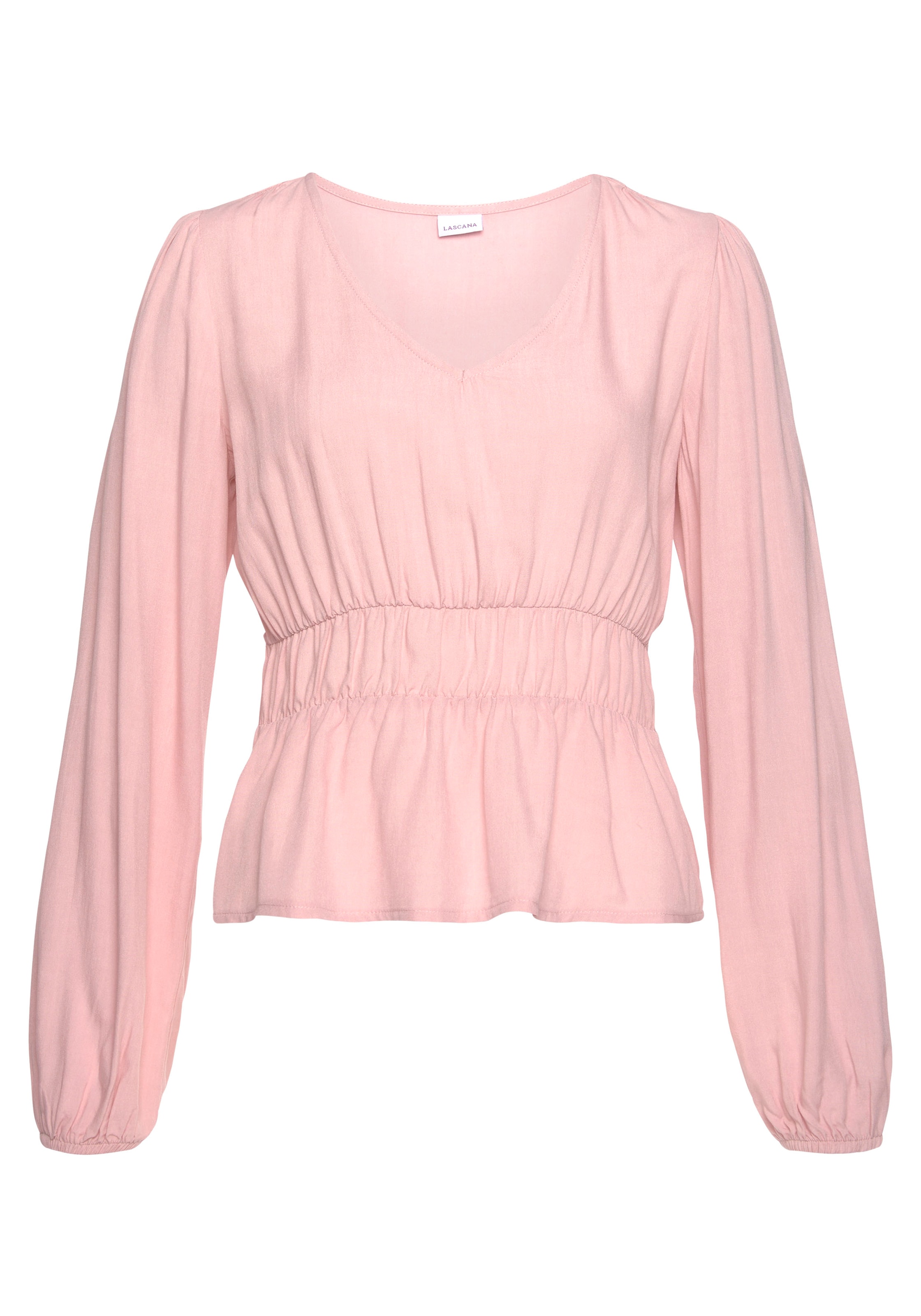LASCANA Bluse in Pink: Vorderseite