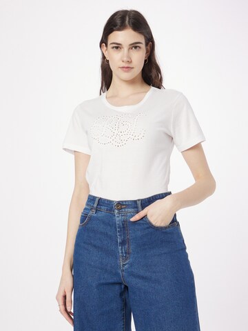 Lauren Ralph Lauren T-Shirt 'KATLIN' in Weiß: Vorderseite