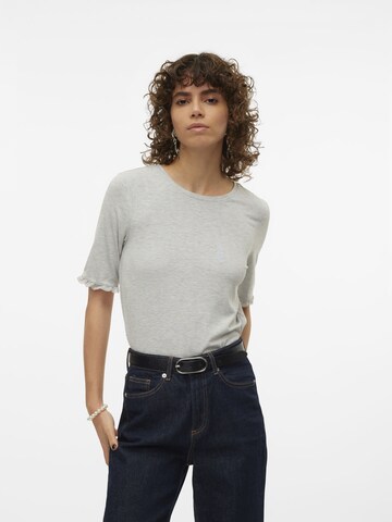 T-shirt 'DALIA' VERO MODA en gris : devant