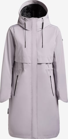 khujo Between-seasons coat 'Manao2' in Purple: front