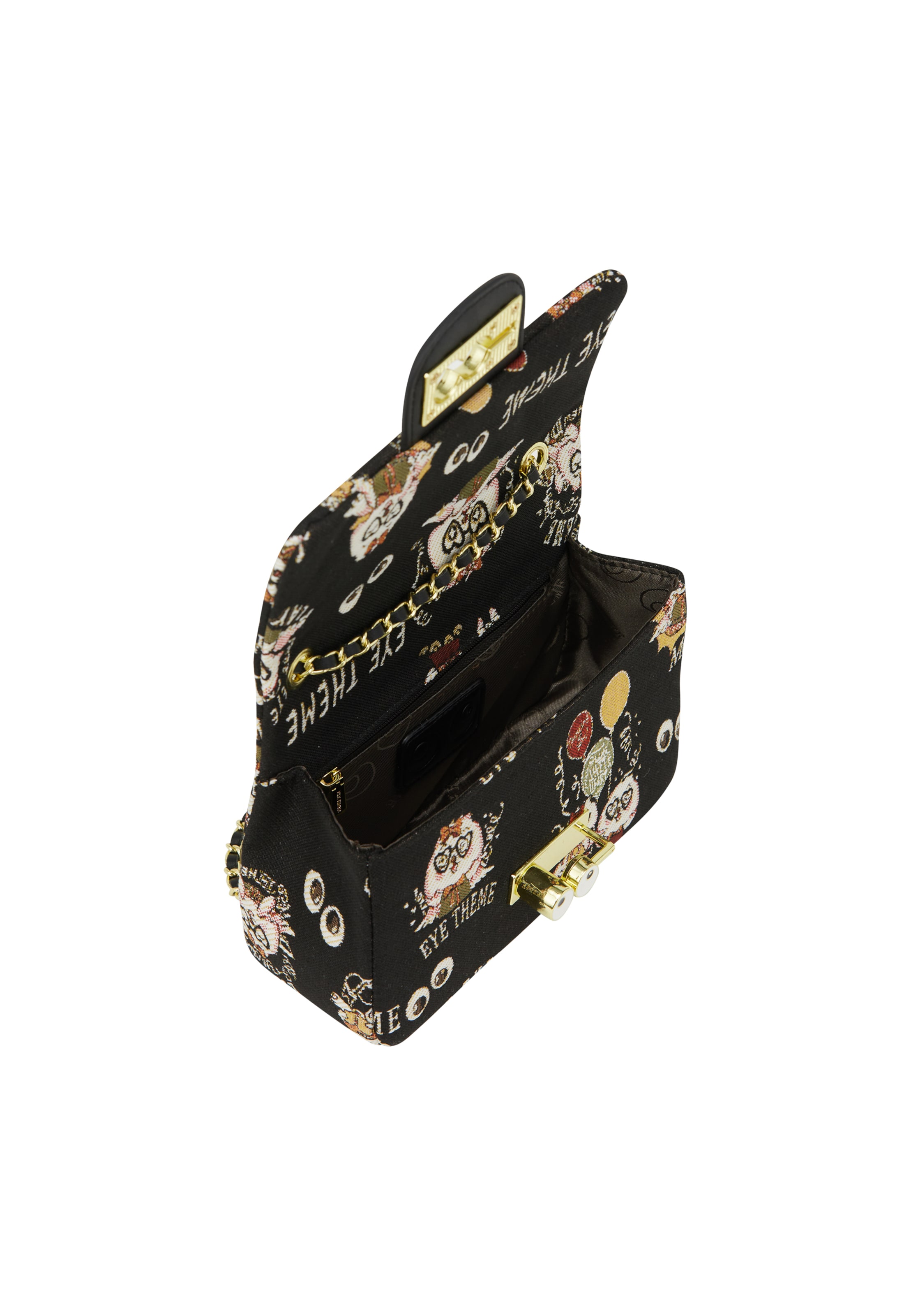 MYMOTorba preko ramena 'Pop Eyetheme' - crna boja