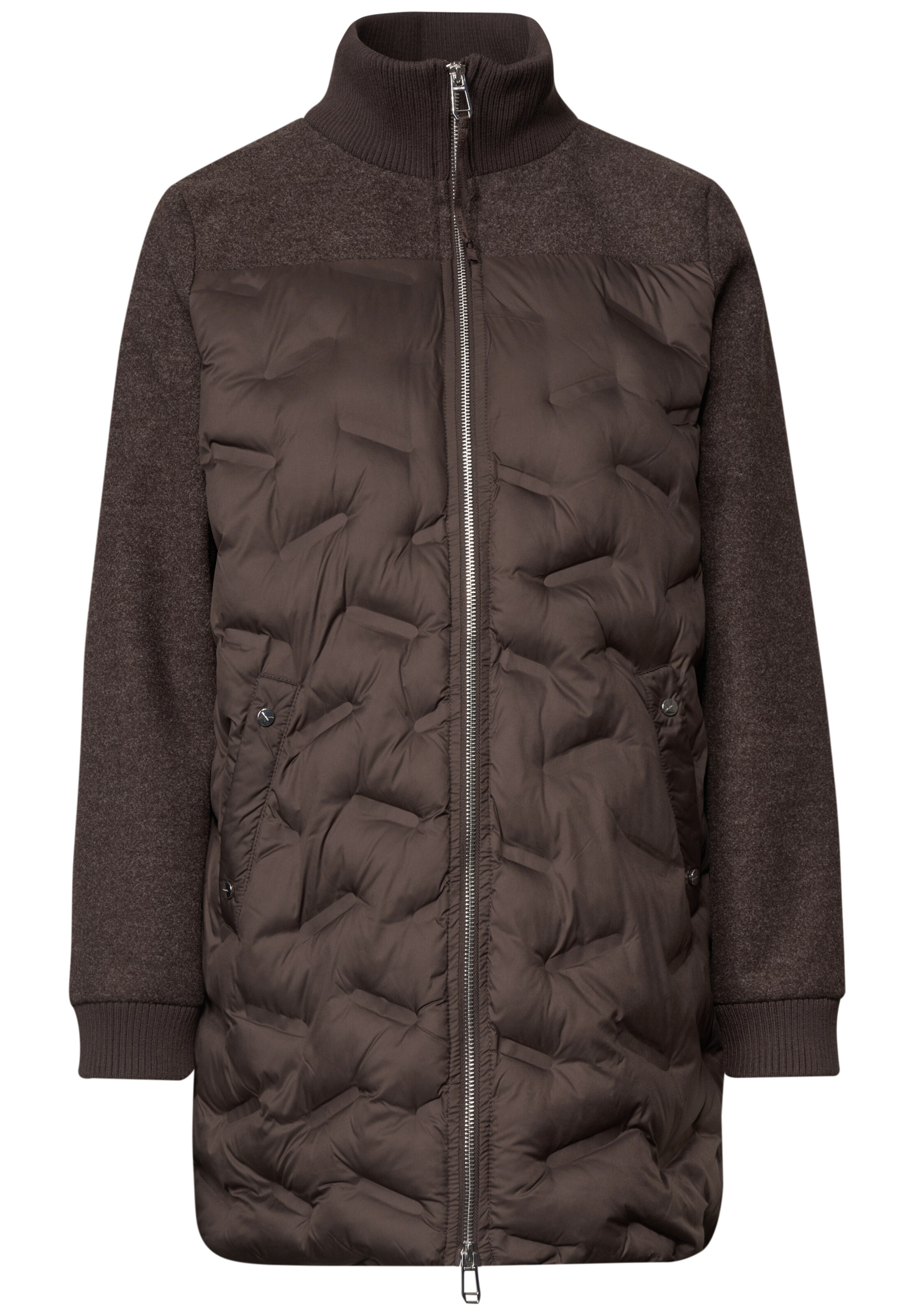 STREET ONE Between-Seasons Coat in XS in Dark brown, Item view