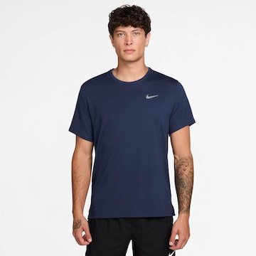 NIKE Performance Shirt 'Miler' in Blue: front