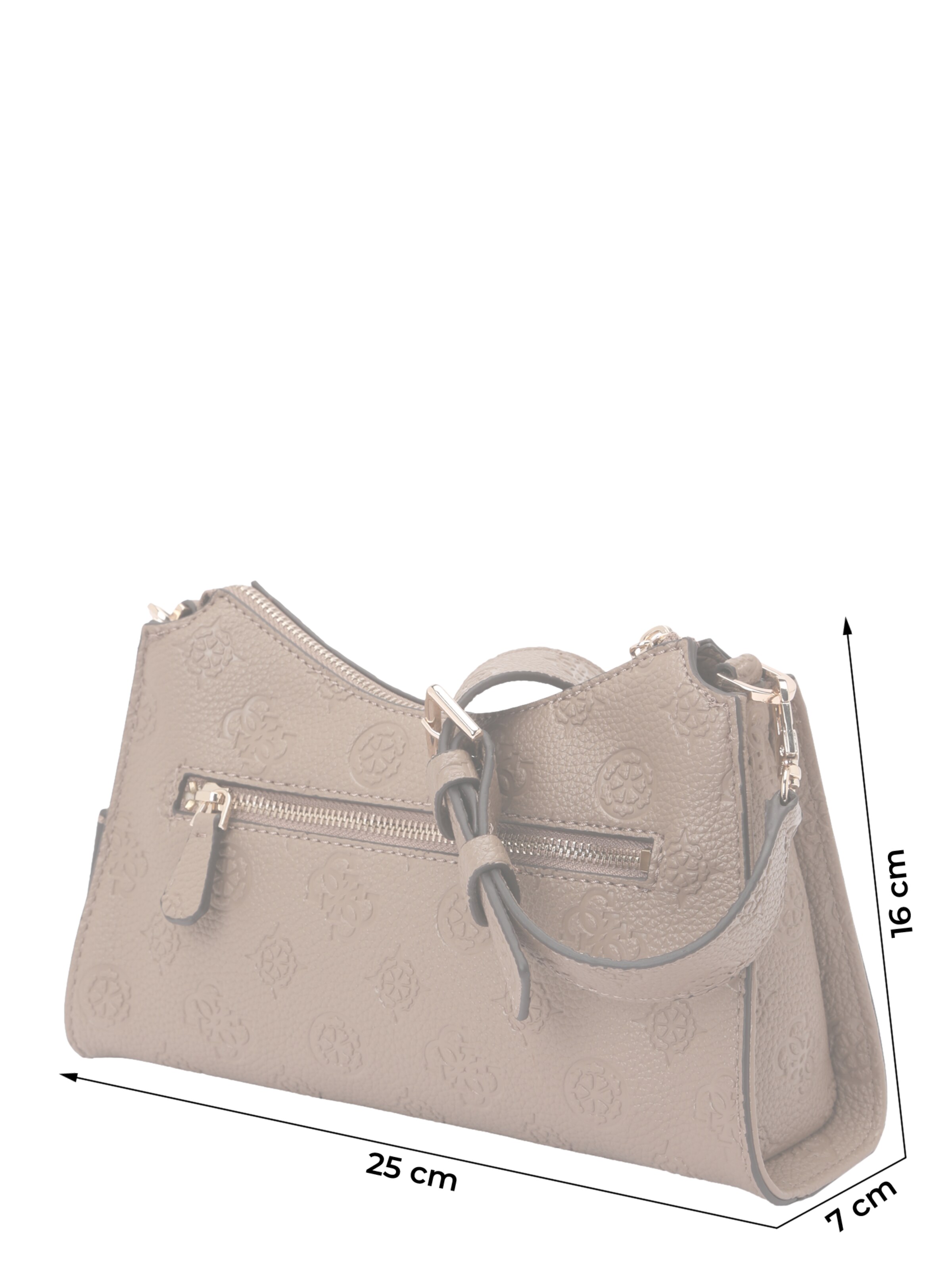 GUESS Shoulder bag 'CRESIDIA II TOP ZIP SHLDR BAG' in Beige