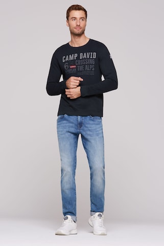 CAMP DAVID Μπλούζα φούτερ σε μπλε