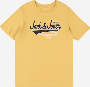 Jack & Jones Junior Tričko – žlutá: přední strana