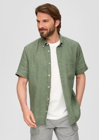Coupe regular Chemise s.Oliver en vert : devant