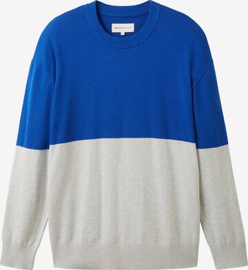 TOM TAILOR DENIM Sweater in Blue: front