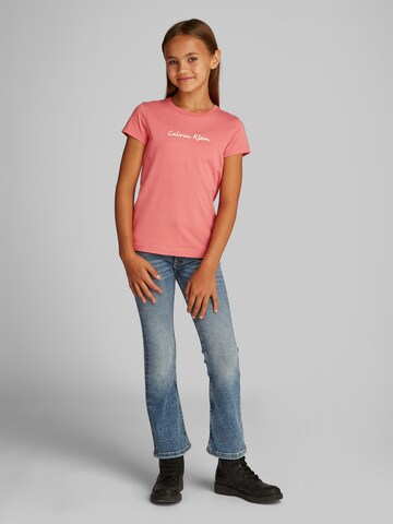 Maglietta di Calvin Klein Jeans in rosso: frontale
