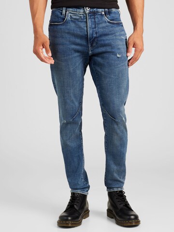 G-STAR Slimfit Jeans 'Staq' in Blauw: voorkant