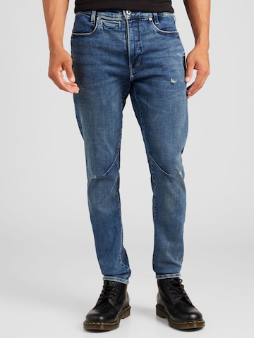 G-Star RAW Slimfit Jeans 'Staq' in Blauw: voorkant