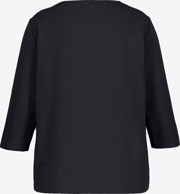 Sweat-shirt Ulla Popken en noir