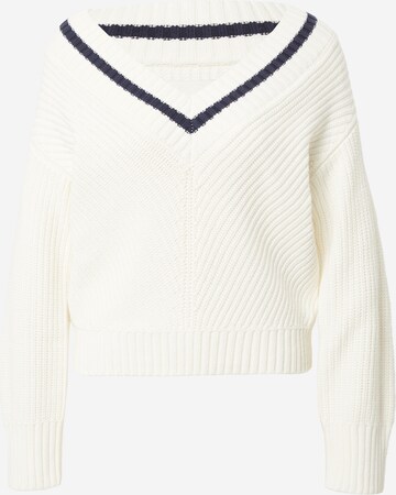 Abercrombie & Fitch - Pullover em branco: frente