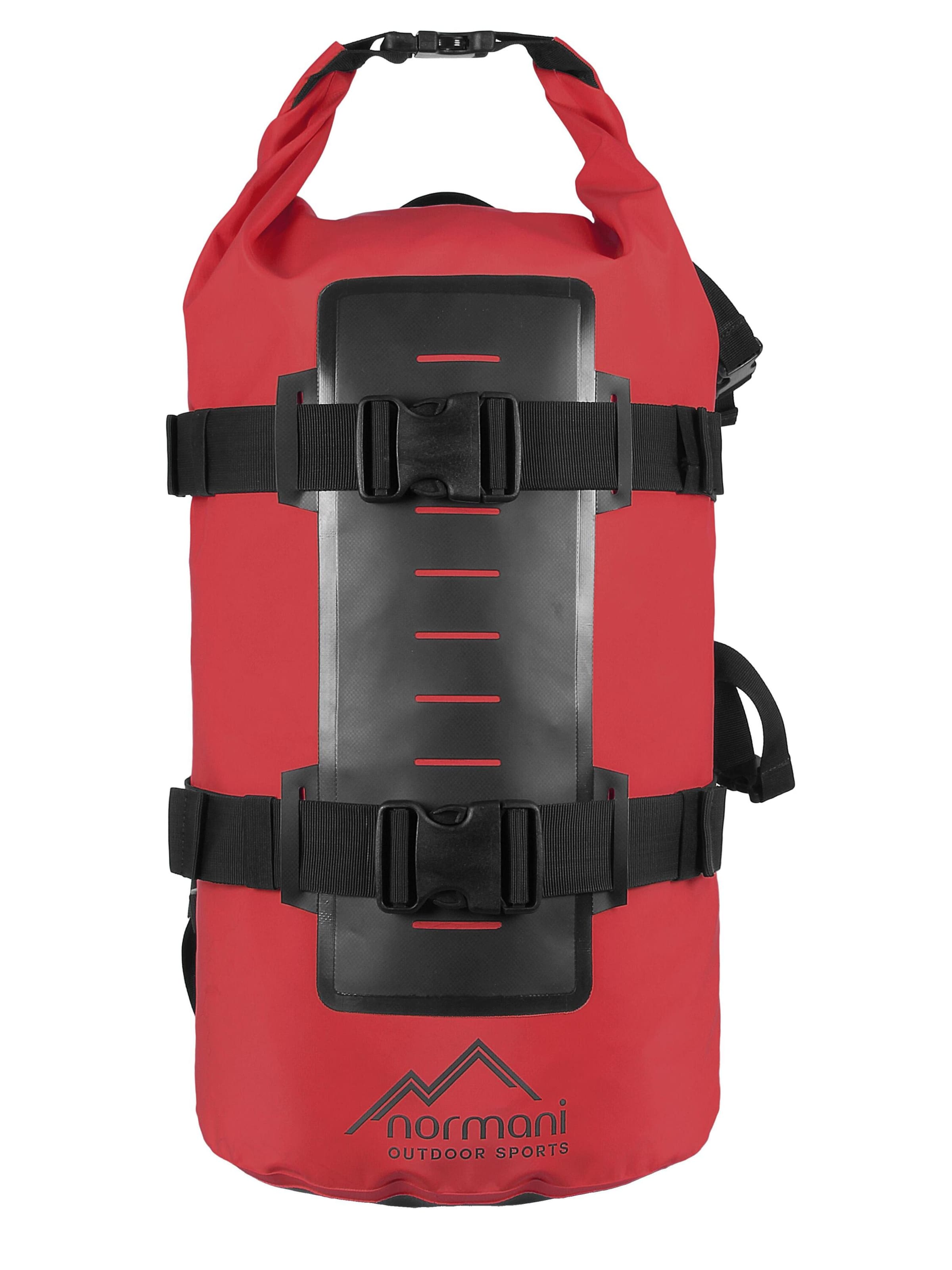 normani Backpack 'Water Block' in Red: front
