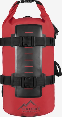 normani Backpack 'Water Block' in Red: front
