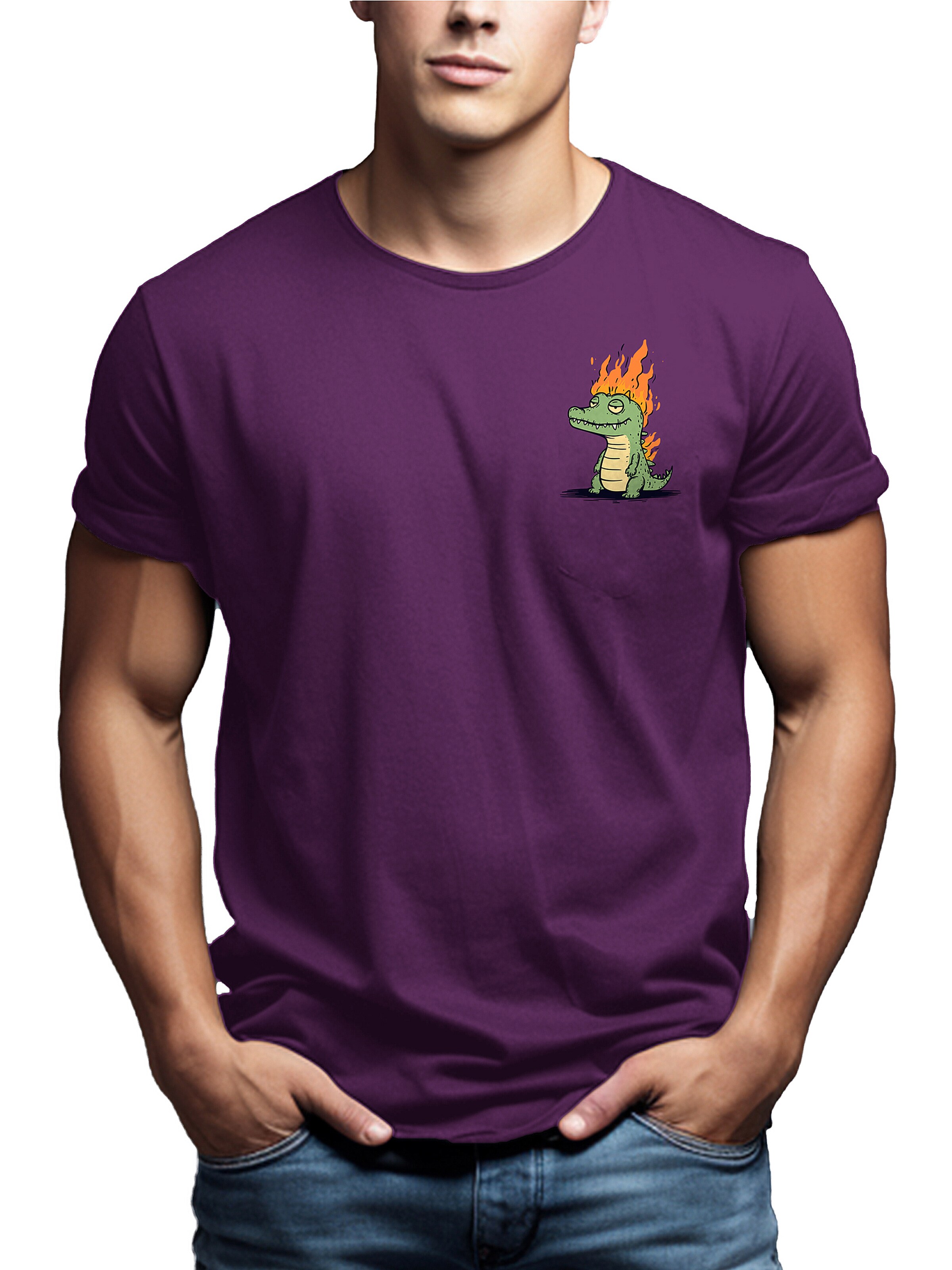 MAKAYA Shirt in Purple