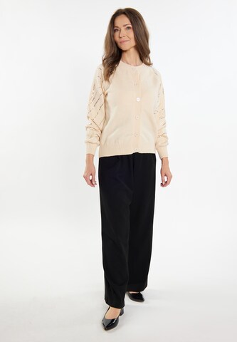 usha BLACK LABEL Knit cardigan in Beige