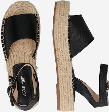 ABOUT YOU Sandals in Black