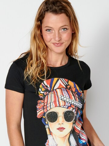 KOROSHI T-Shirt in Schwarz