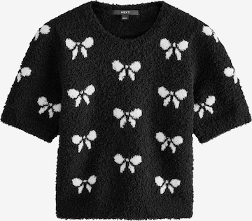 Next Пуловер в черно: отпред