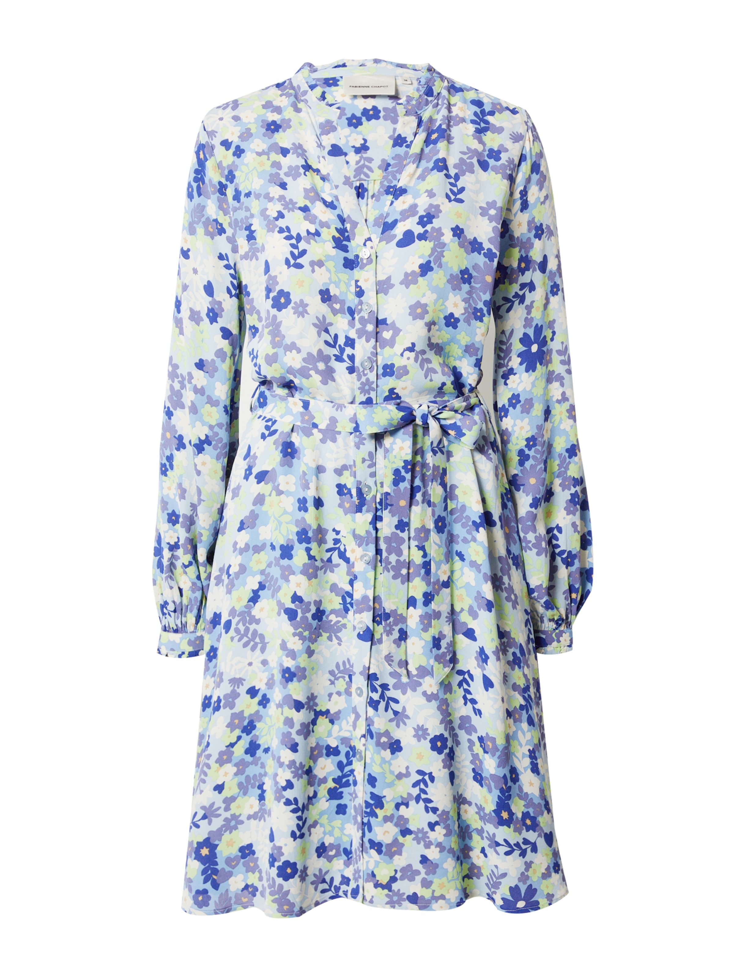 Fabienne Chapot Blousejurk 'Dorien' in Blauw: voorkant