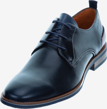 VANLIER Veterschoen 'Amalfi' in Blauw: voorkant