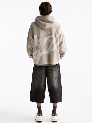 Pull&Bear Sweatshirt i grå