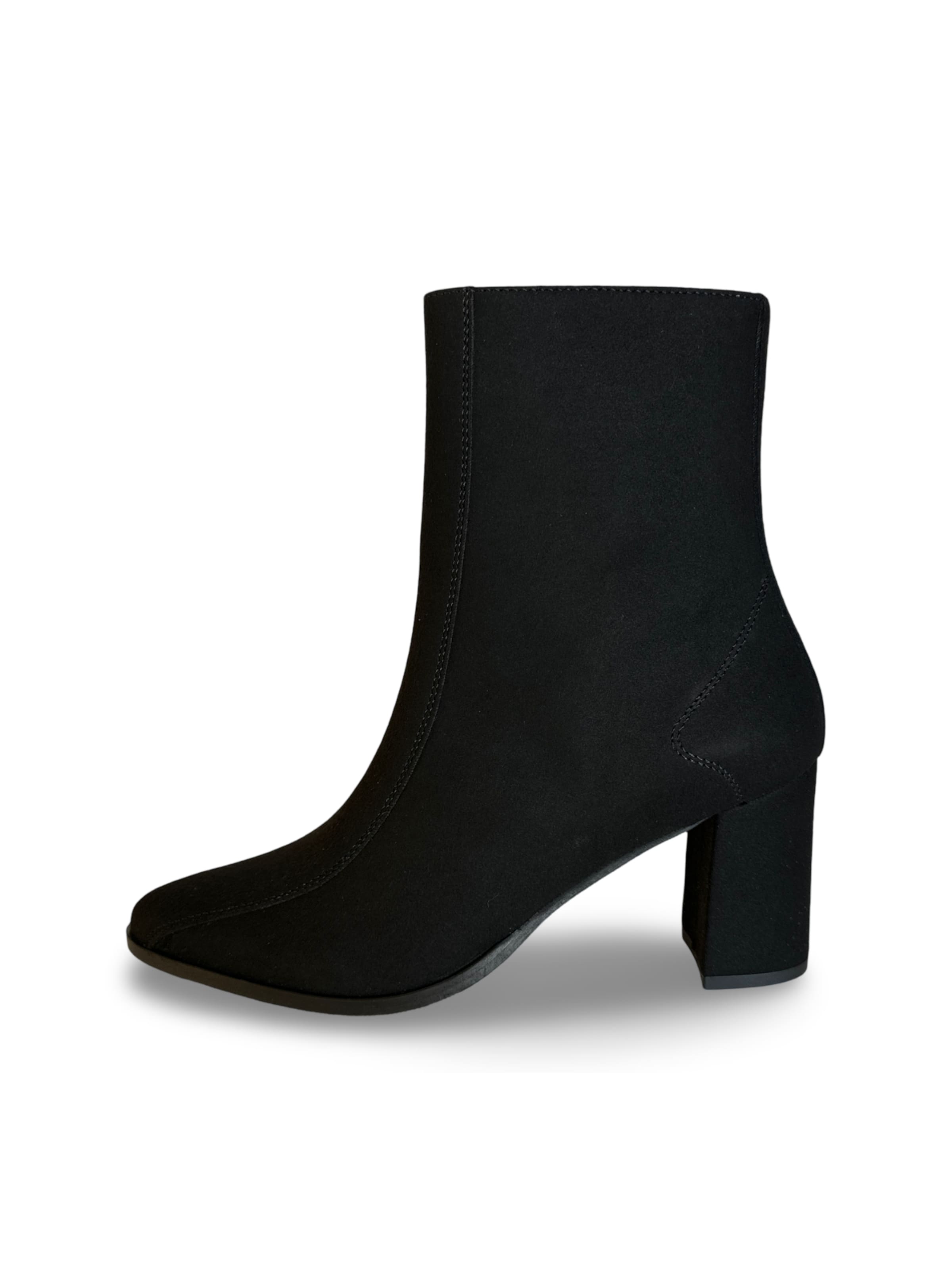 nae Vegan Shoes Enkellaarsje 'HINA' in Zwart: voorkant