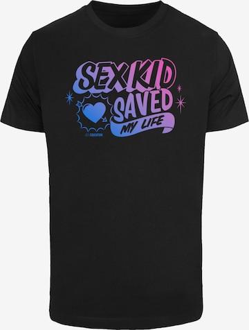 F4NT4STIC T-Shirt 'Sex Education Sex Kid Blend Netflix TV Series' in Schwarz: Vorderseite