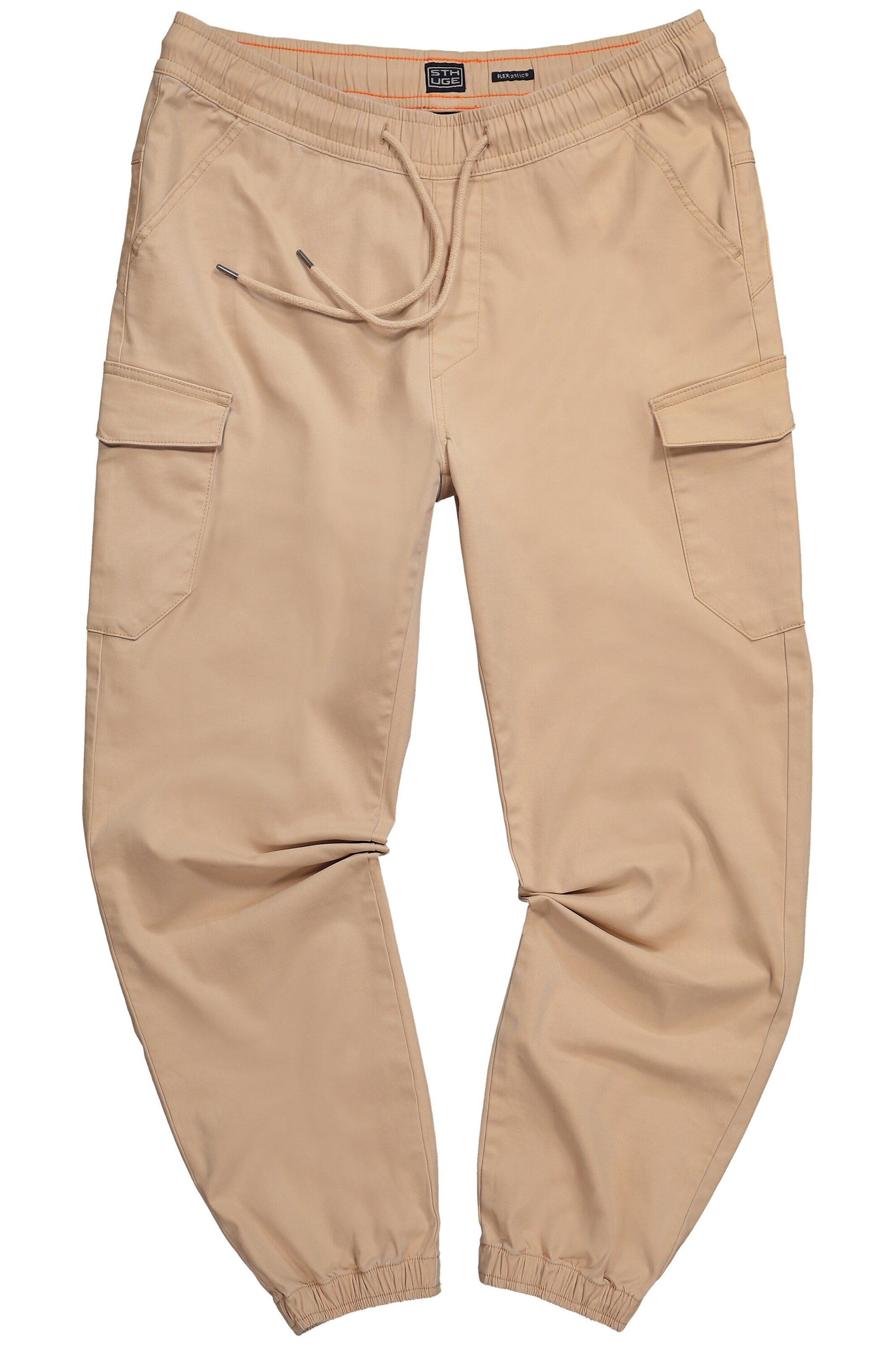STHUGE Tapered Cargo trousers in Beige: front