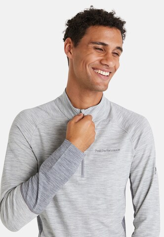 PEAK PERFORMANCE Shirt in Grijs: voorkant