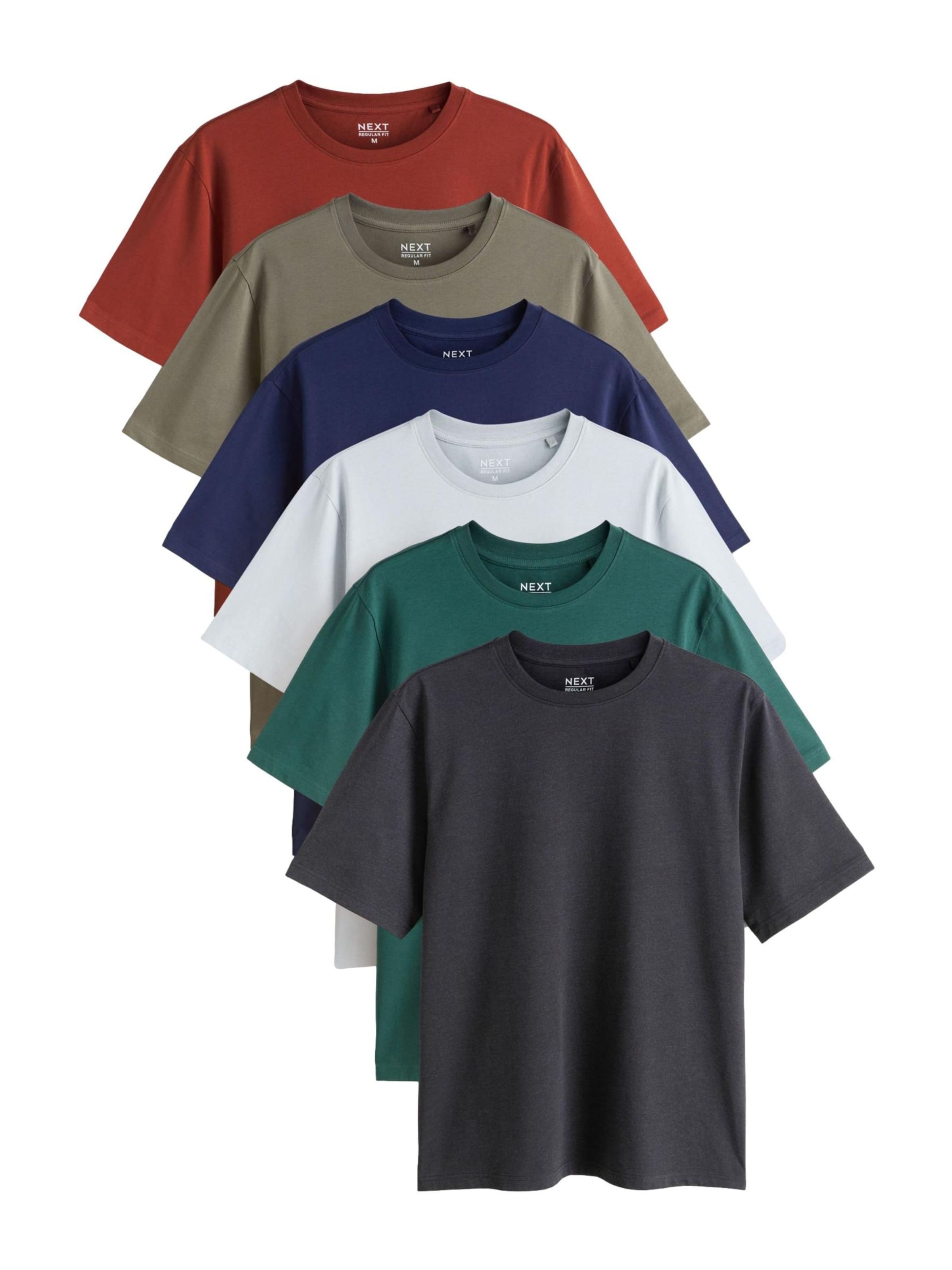 Next T-Shirt 'Essential' in Blau: Vorderseite