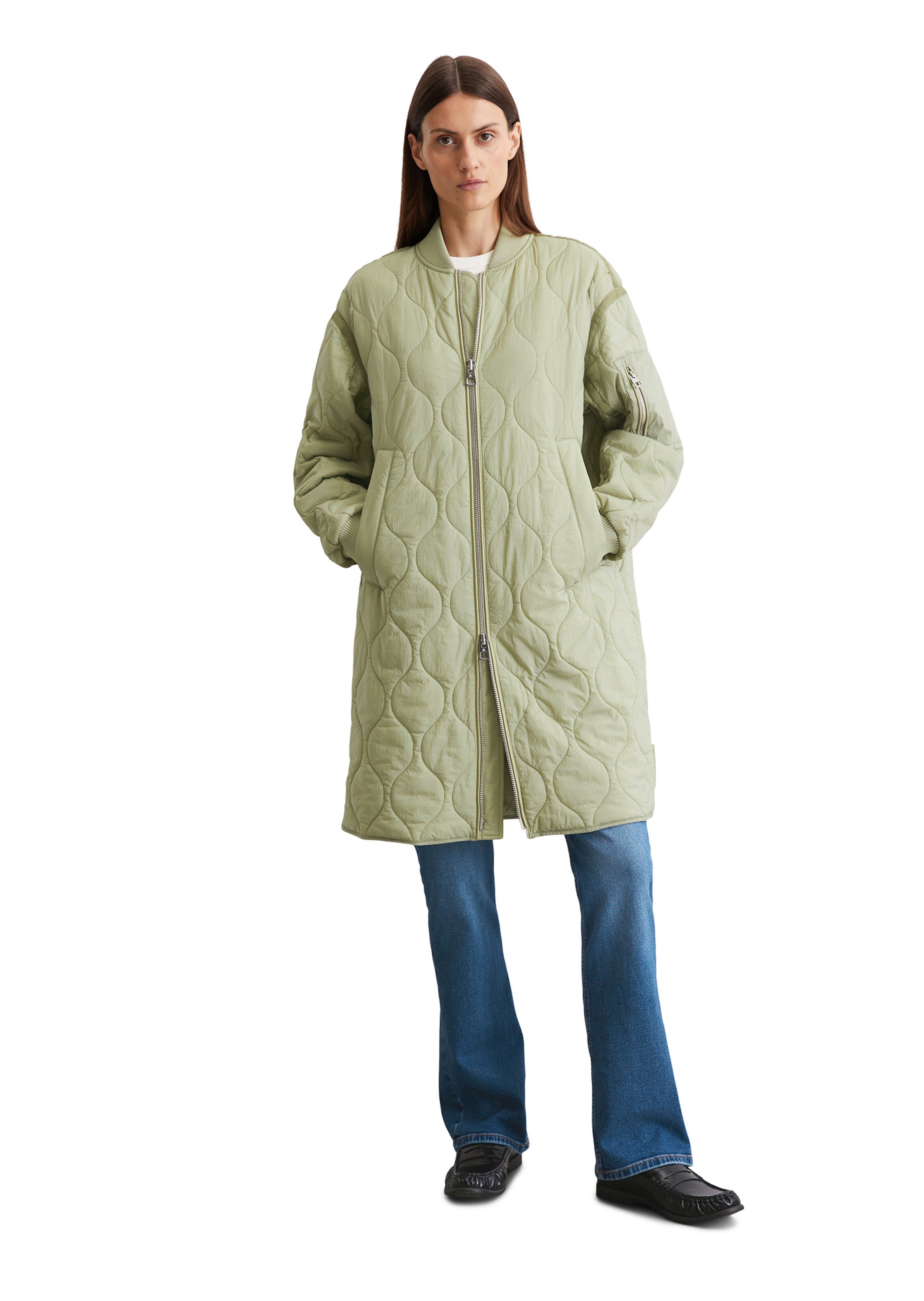 Marc O'Polo Mantel in Grün