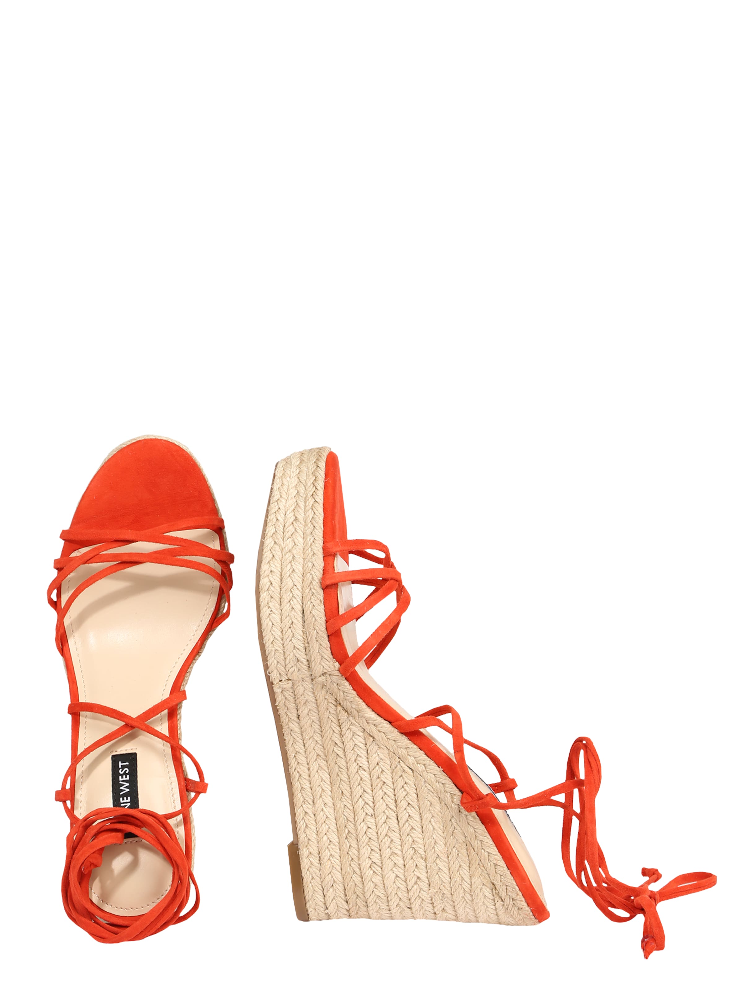 Sandales à lanières 'HAVEFUN' Nine West en orange