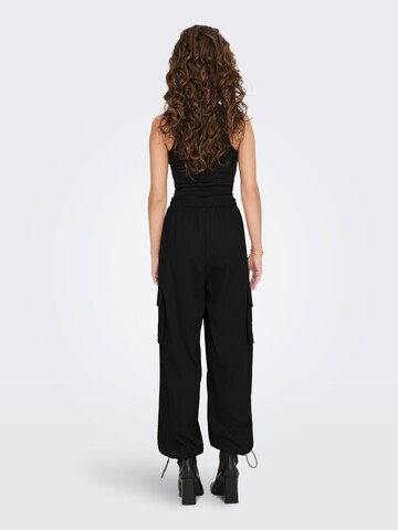 ONLY Wide Leg Hose 'Cashi' in Schwarz