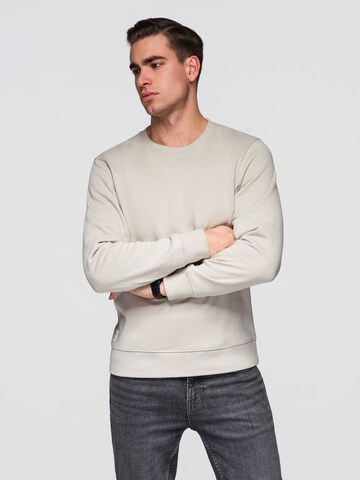 Sweat-shirt 'OM-SSBN-0271' Ombre en gris : devant