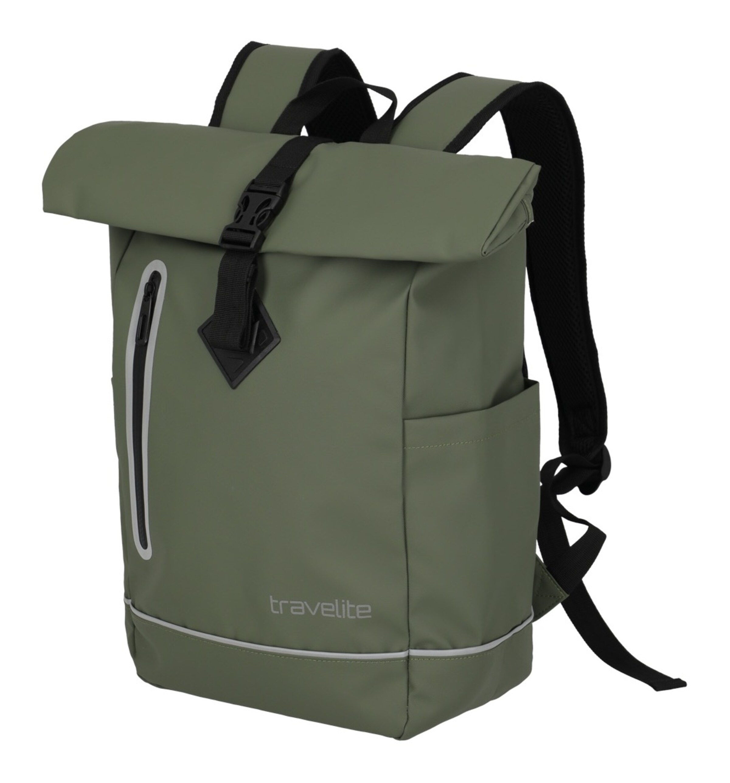 TRAVELITE Backpack in Green: front