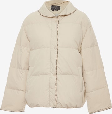 Veste mi-saison faina en beige : devant