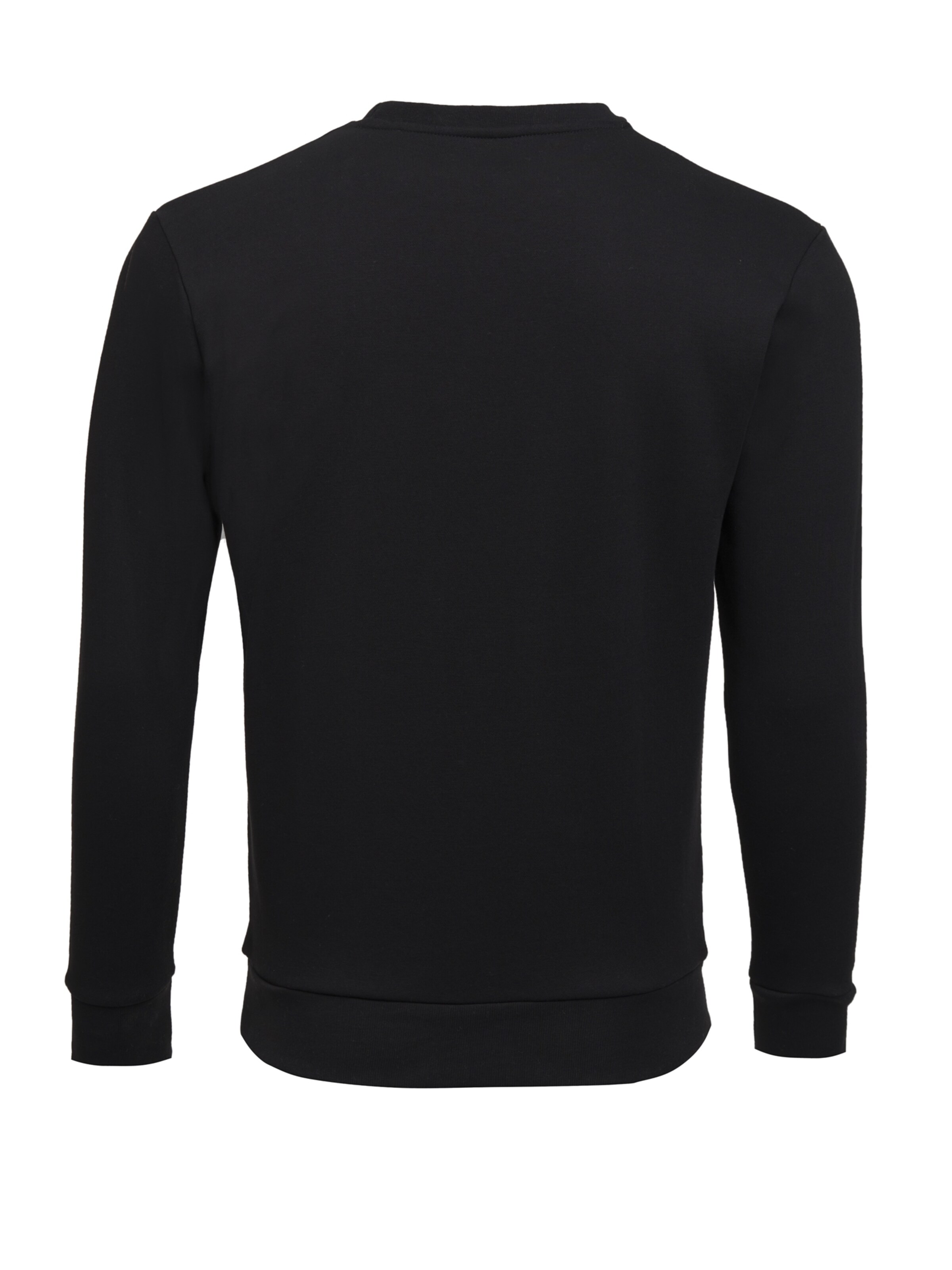 Mikon Pullover 'Herz' in Schwarz