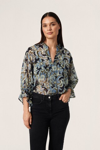 SOAKED IN LUXURY Blouse 'SLTiana' in Mixed colors: front