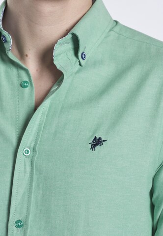 DENIM CULTURE - Regular Fit Camisa ' FYODOR ' em verde