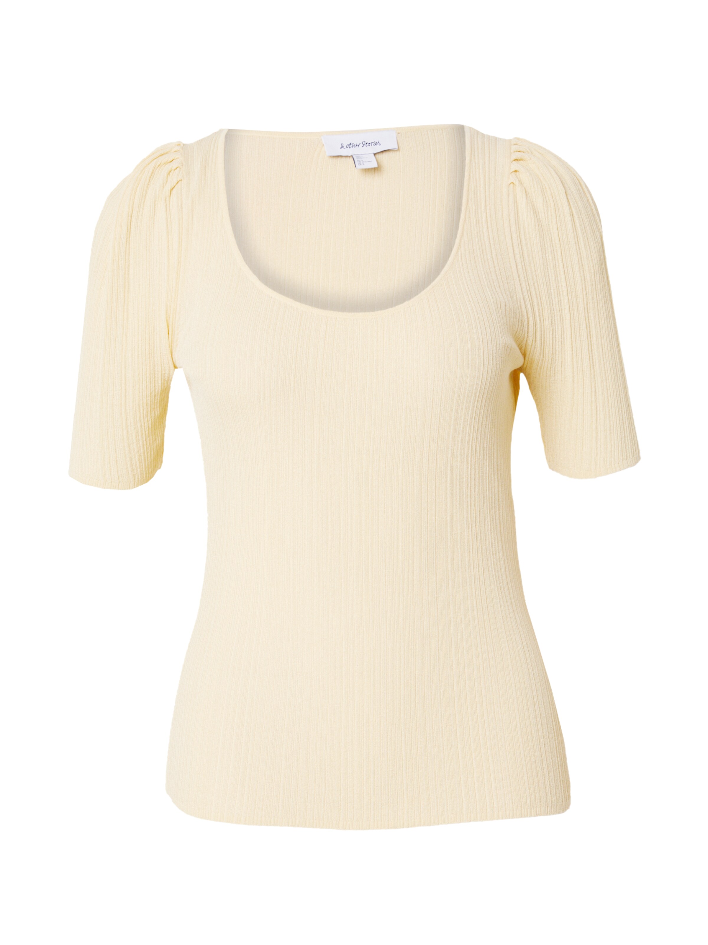 & Other Stories Póló - bézs: elől