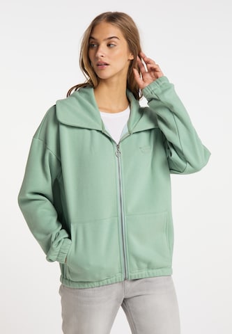 MYMO Sweatjacke in Grün: predná strana