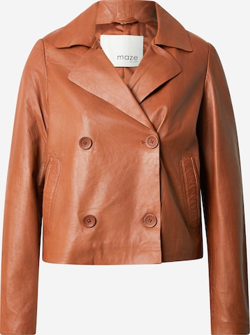 Maze Jacke in Braun: Vorderseite