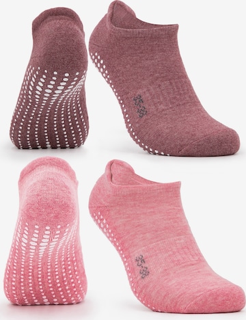 Calzino sportivo 'Mady' di Occulto in rosa: frontale