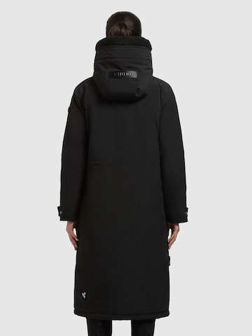khujo Talvemantel 'Agneta2', värv must