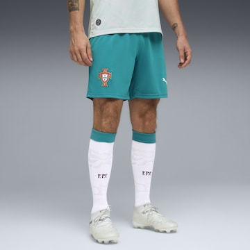 PUMA Regular Sports trousers 'Portugal 2026' in Green: front