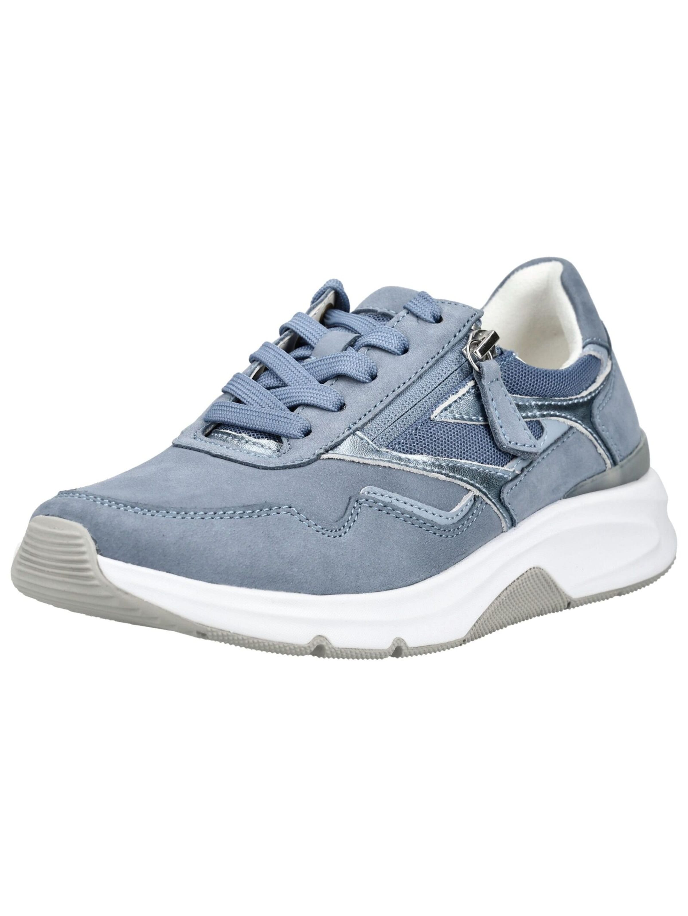 Baskets basses Rollingsoft en bleu : devant