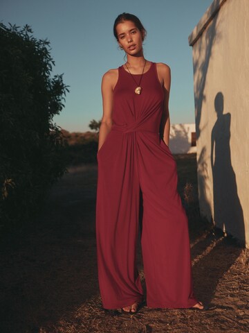 Next Jumpsuit in Rood: voorkant
