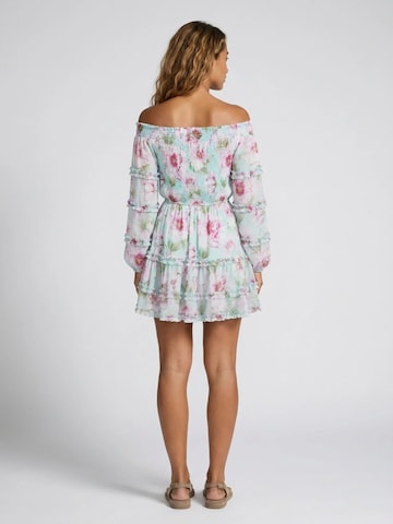 Miss June Jurk 'Robe Courte Fleur' in Groen